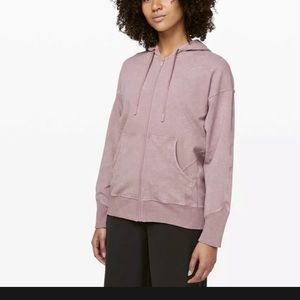 NEW LULULEMON Ready to Roll Hoodie Washed Vintage Mauve size 10